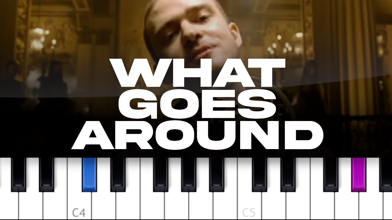 Justin Timberlake - What Goes Around...Comes Around  (piano tutorial)