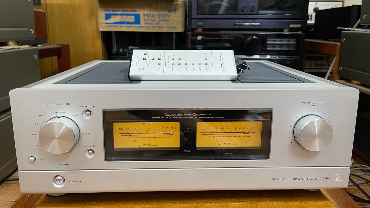 Ampli Luxman L-590A dòng Ampli trong seri đỉnh bảng. Máy zin đẹp xuất sắc. Giá rất tốt.