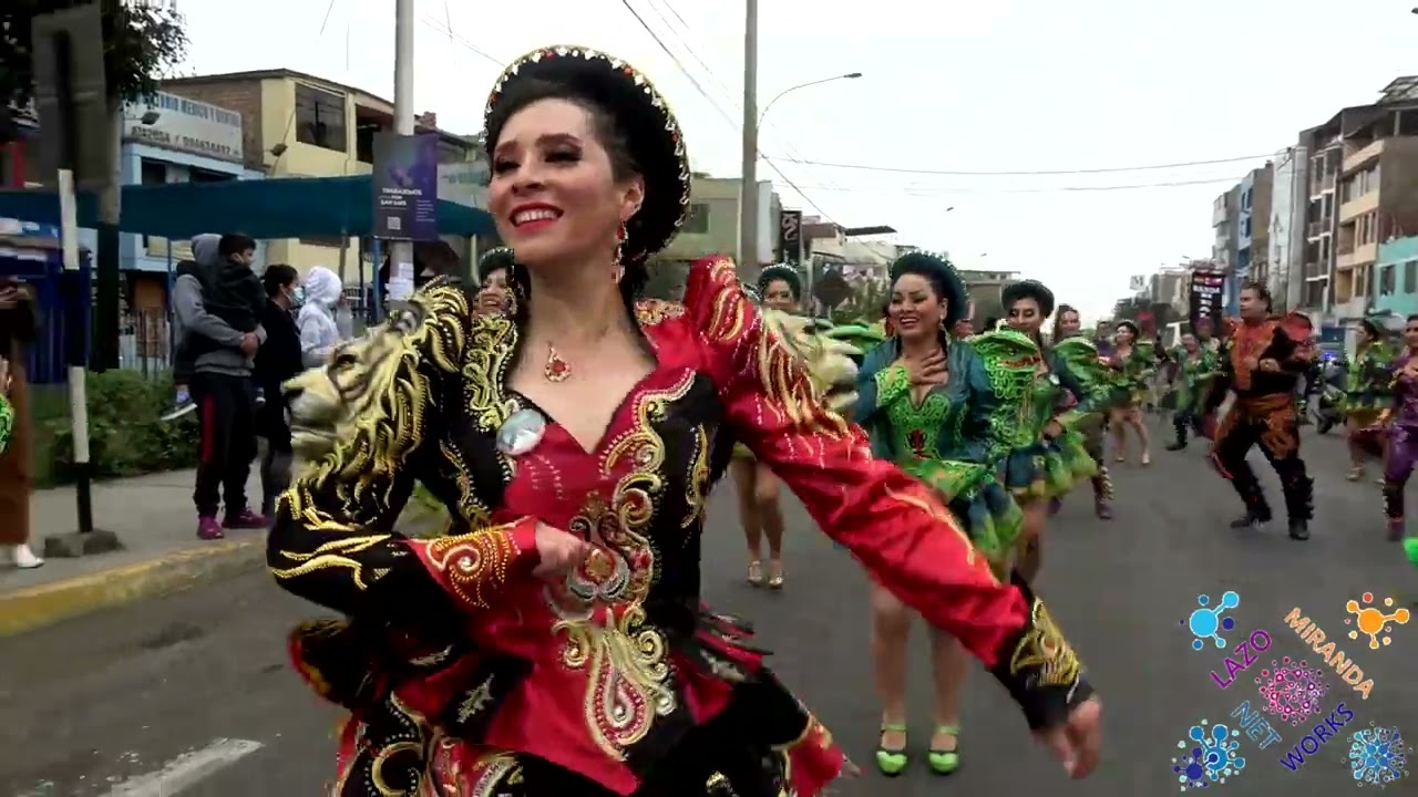 Centralistas San Miguel. Pasacalle Virgen de Copacabana 2022 Lima
