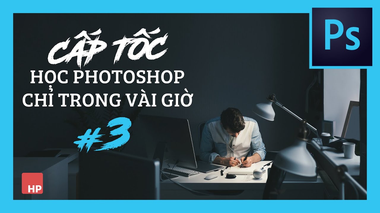 Tự học Photoshop Cấp Tốc - BÀI 3 - Cắt ghép người qua nền khác - du lịch 