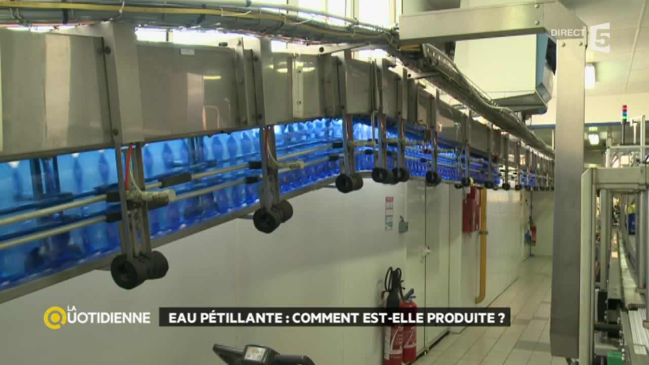 Eau p&eacute;tillante: comment est-elle produite?