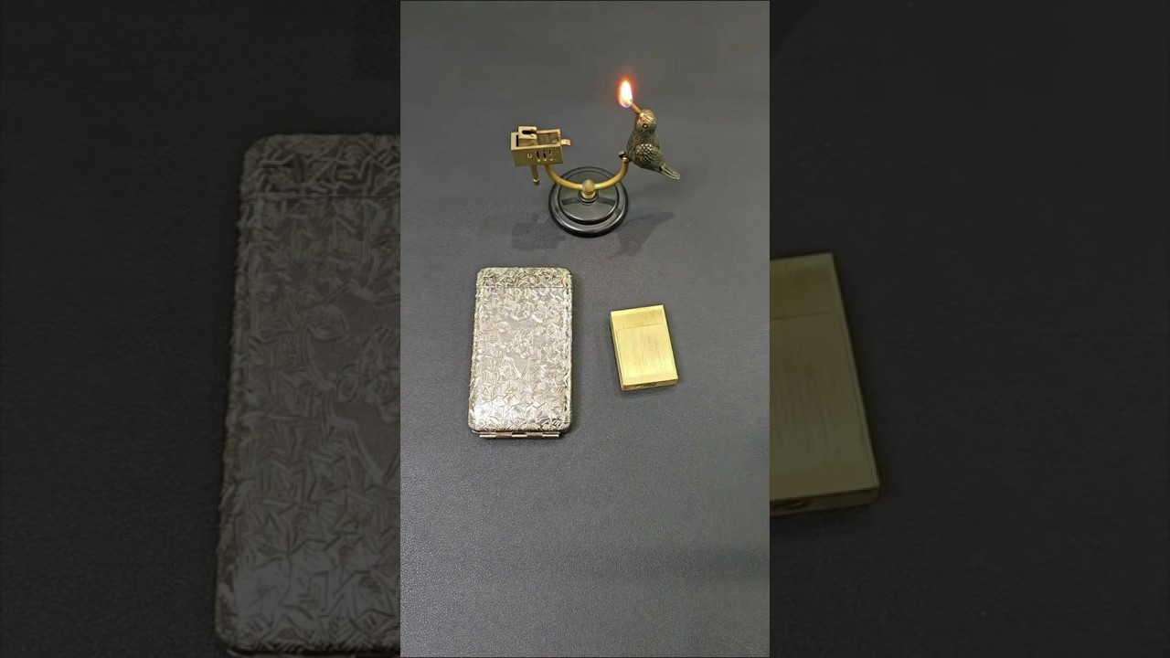 Cool lighter and cigarette case #lighter #shortsfeed #shorts