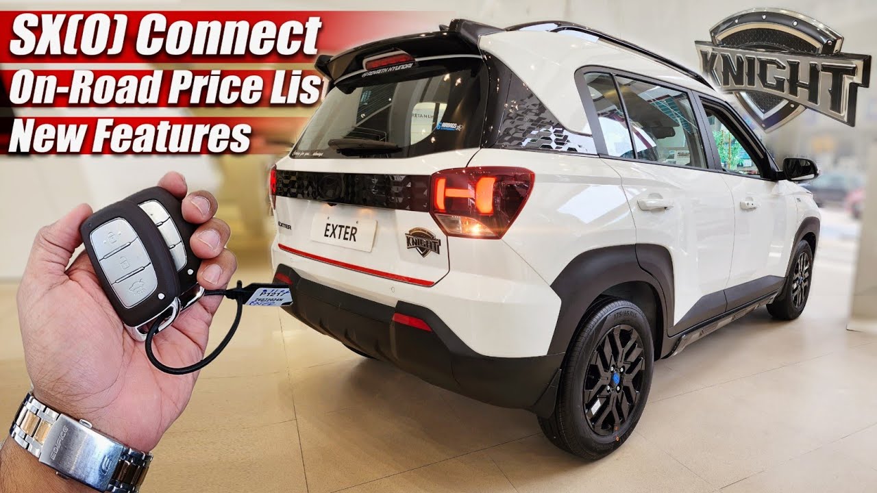 2024 Hyundai Exter KNIGHT SX(O) Connect, On Road Price List, Mileage, Features