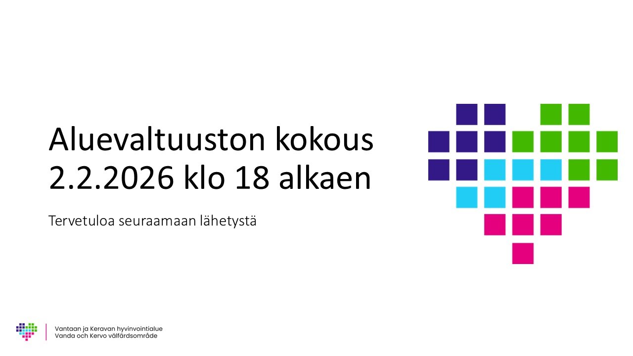 Aluevaltuuston kokous 2.2.2026