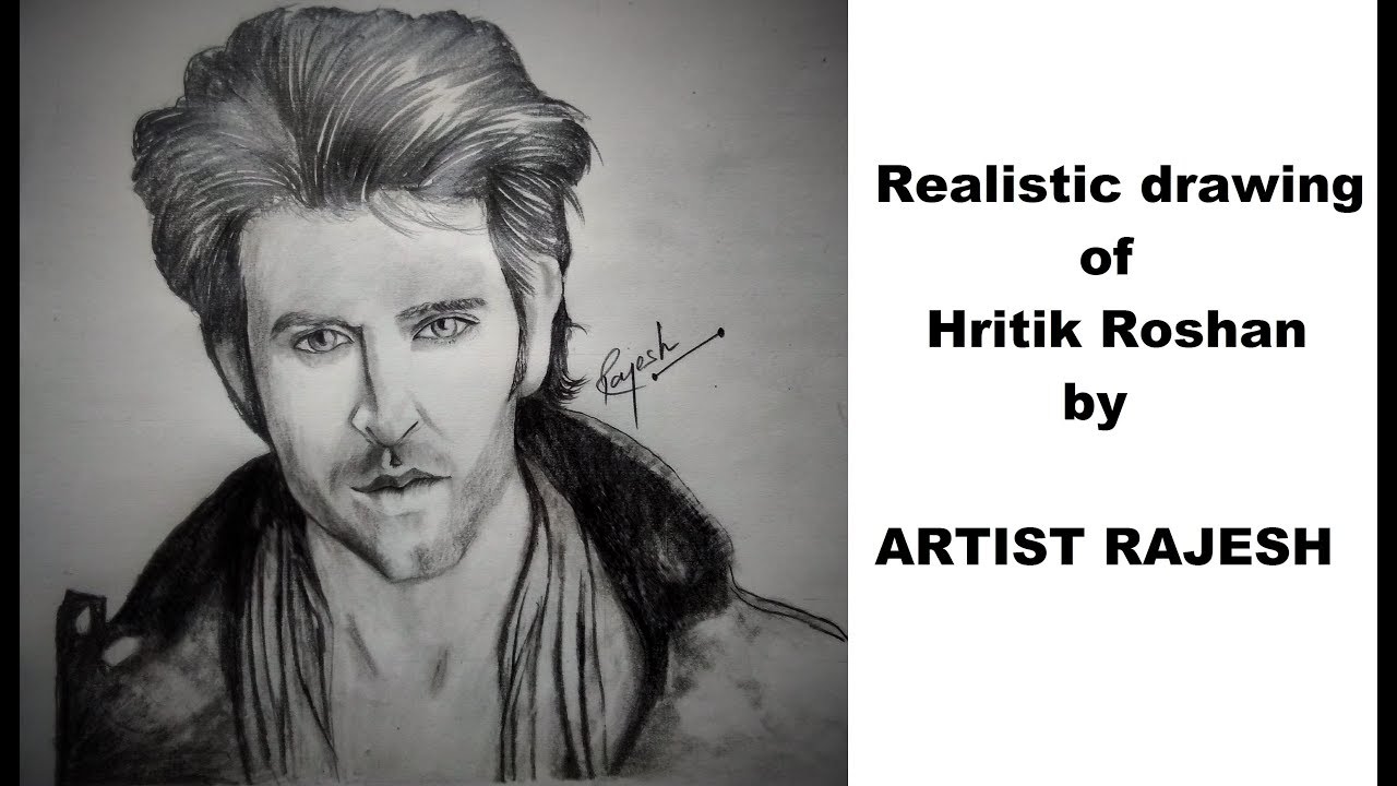 HRITIK ROSHAN BY ARTIST RAJESH ||Rajesh Art Gallery||
