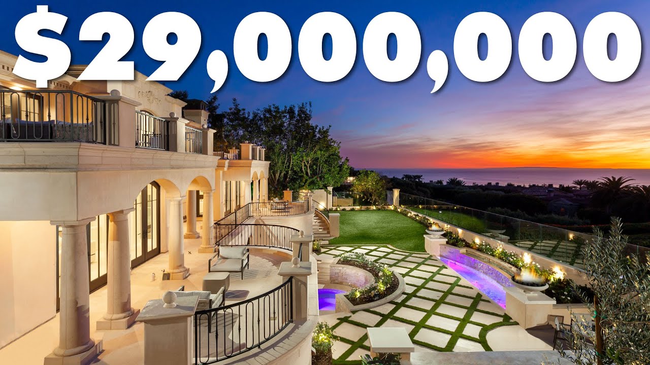 Inside A $29,000,000 Luxury Mansion with Indoor Pool in Pelican Crest | Selling The OC