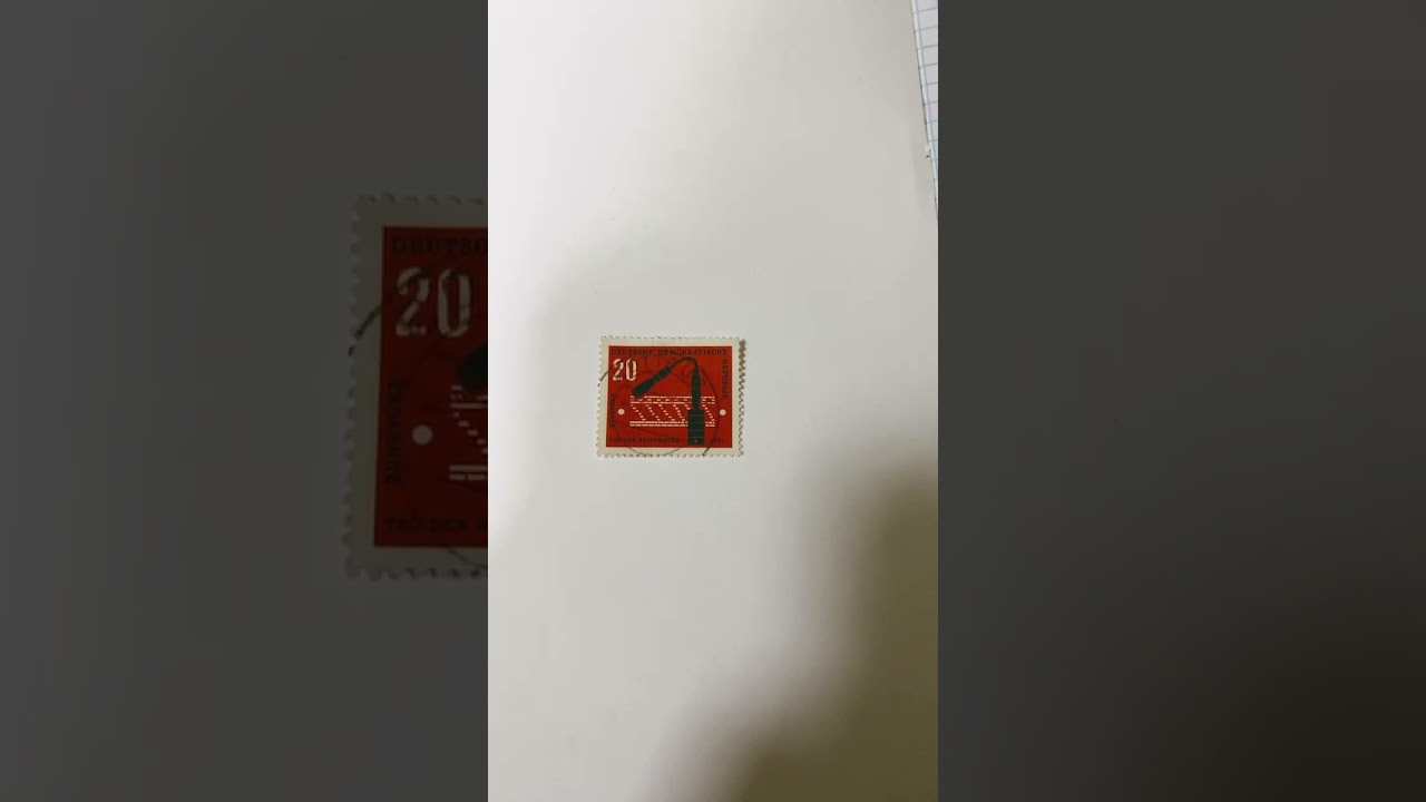 East German radio, stamp day stamp
