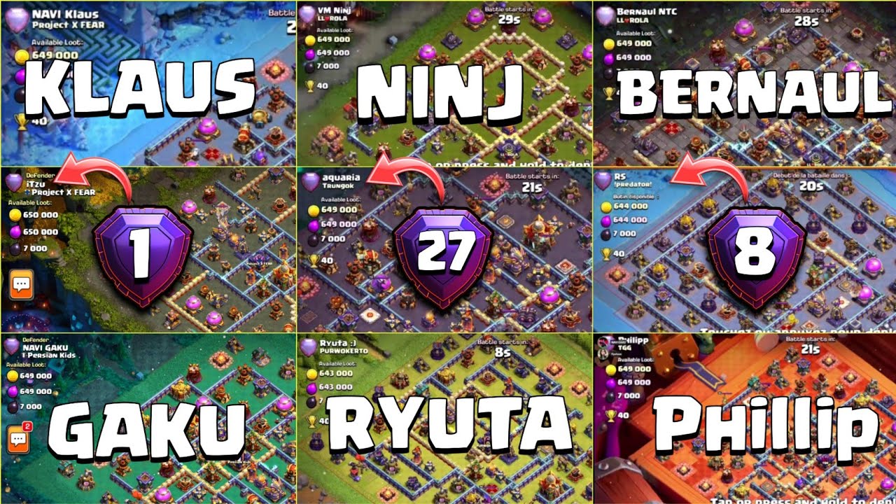 TOP 20 WORLD TOP PLAYERS BASE WITH LINK ! Anti 2 Star Th16 Base ! Best TH16 BASE WITH LINK-Coc