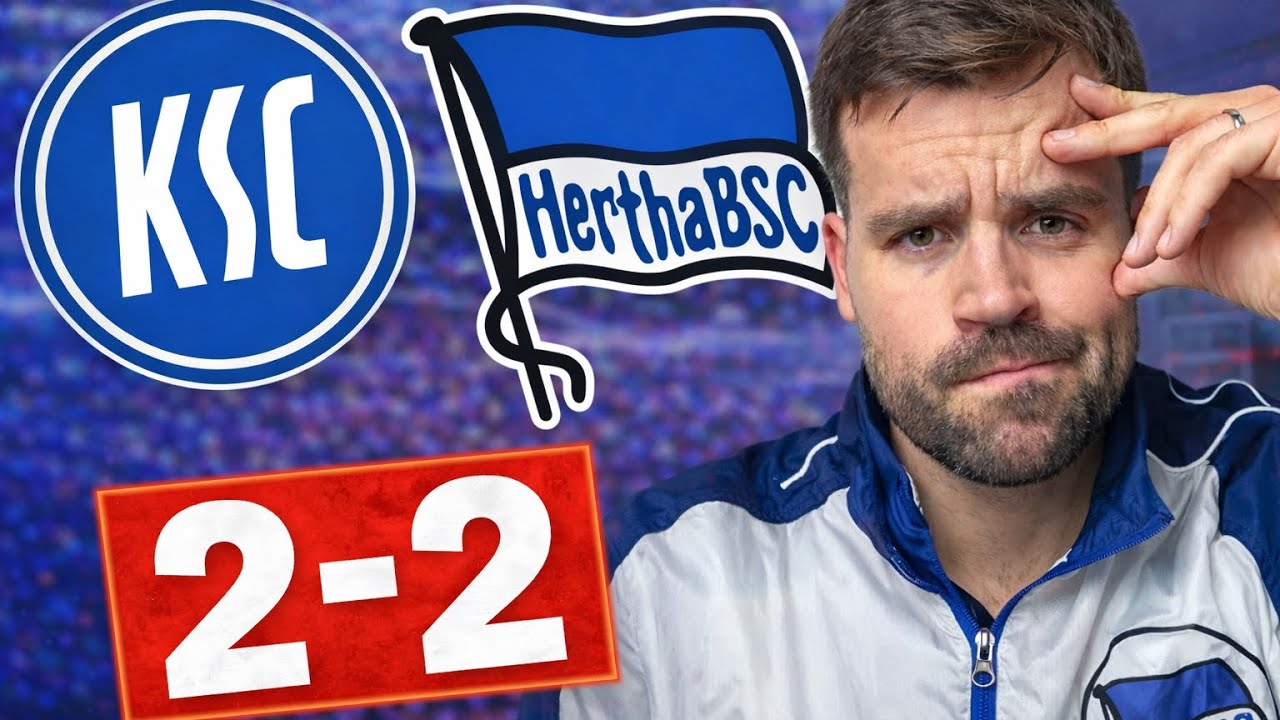 Karlsruher SC - Hertha BSC 2-2 (2-1)👀 Zu wenig😳Analyse & Spielernoten. Demme-Abgang?