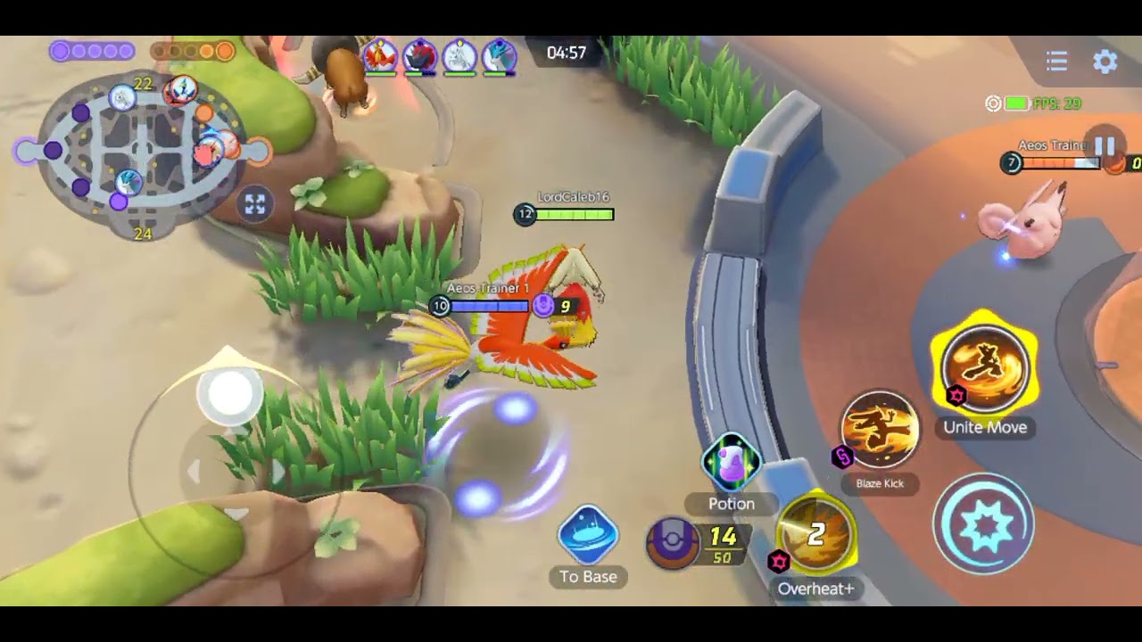 Pokemon unite Blaziken showcase. (Offline showcase)