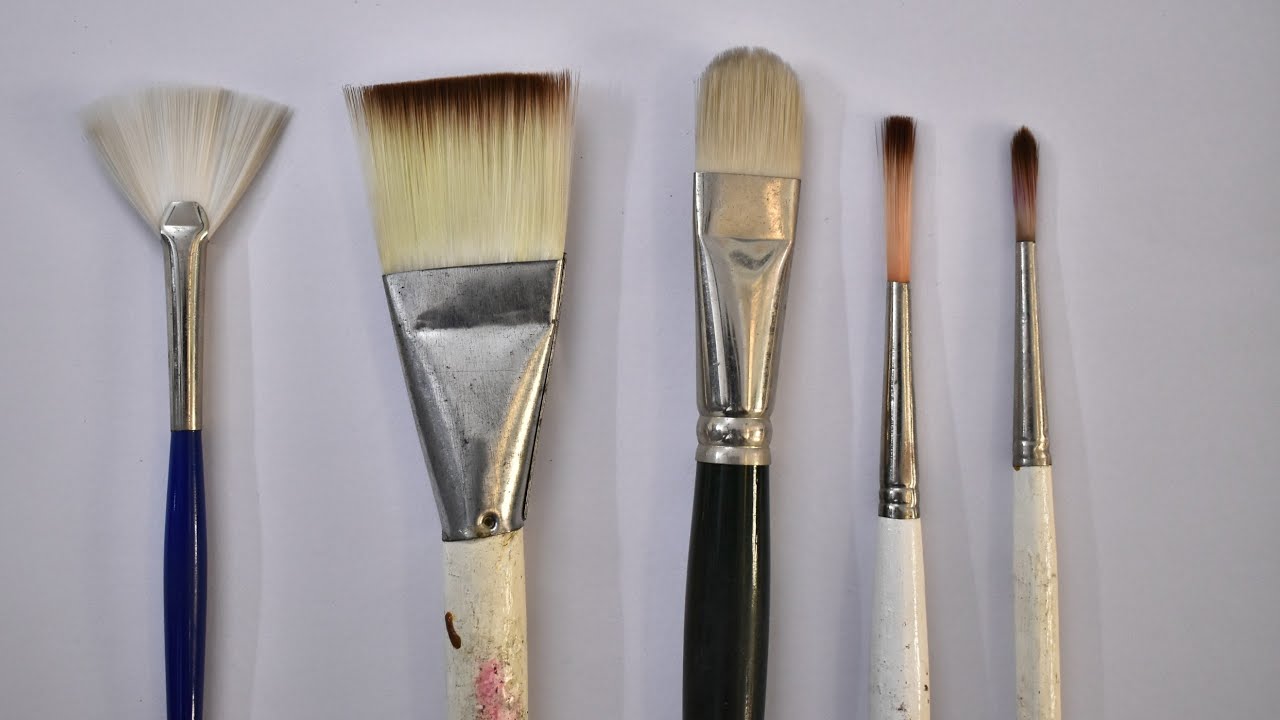 Soft hair Brushes for Painting Art material
