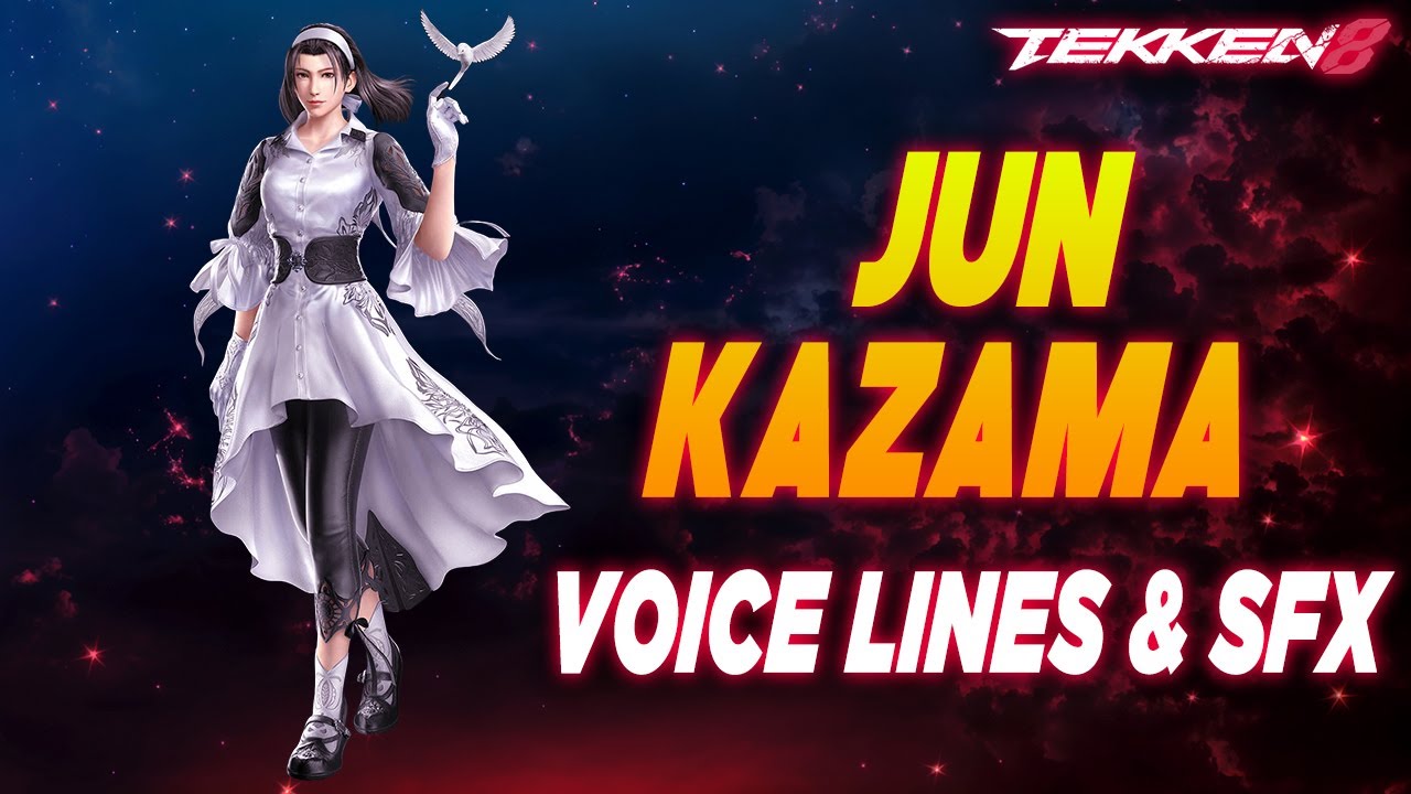Tekken 8: Jun Kazama Voice Lines & Efforts + SFX