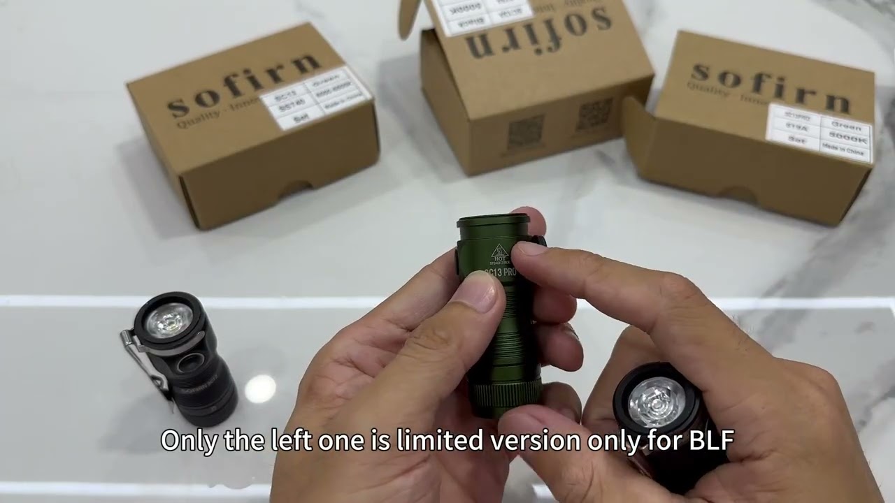 🔦 SOFIRN Mini SC13 – ультракомпактный фонарик для повседневного использования, 1300 люмен