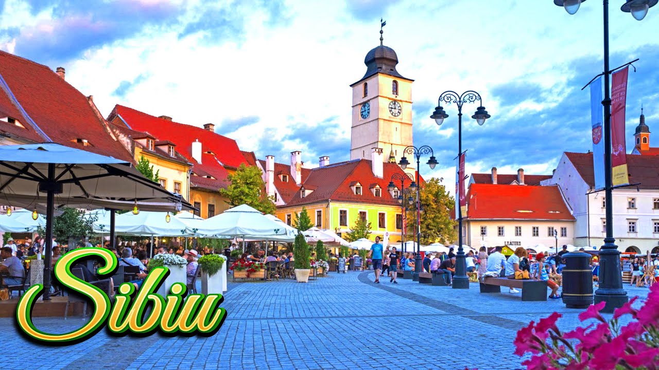 Sibiu | Medieval city 🏰 🛡️🗡️ | street walk 🚶‍♀️