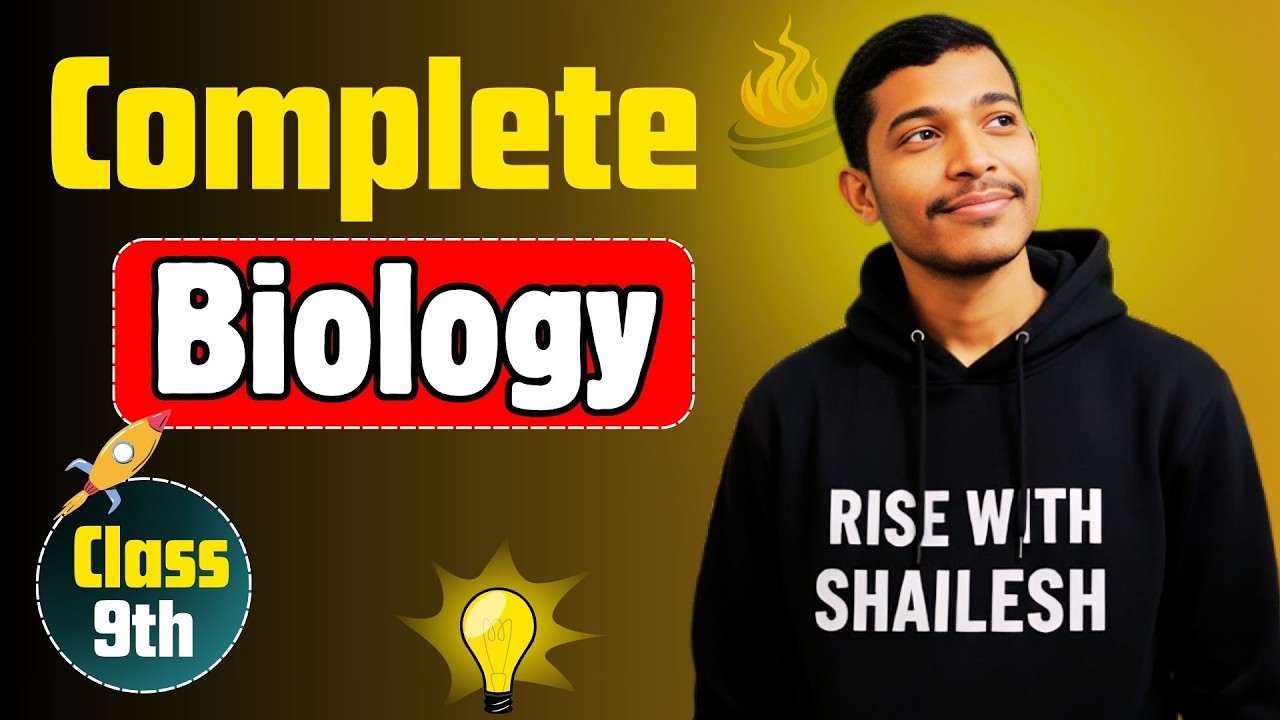 Complete Biology Class 9 | Full NCERT Biology Revision in One Shot 🔥 | CBSE Class 9 Science