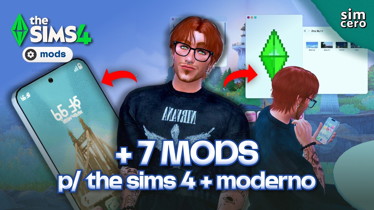 MODS para deixar o THE SIMS 4 MAIS MODERNO! | The Sims 4 Mods