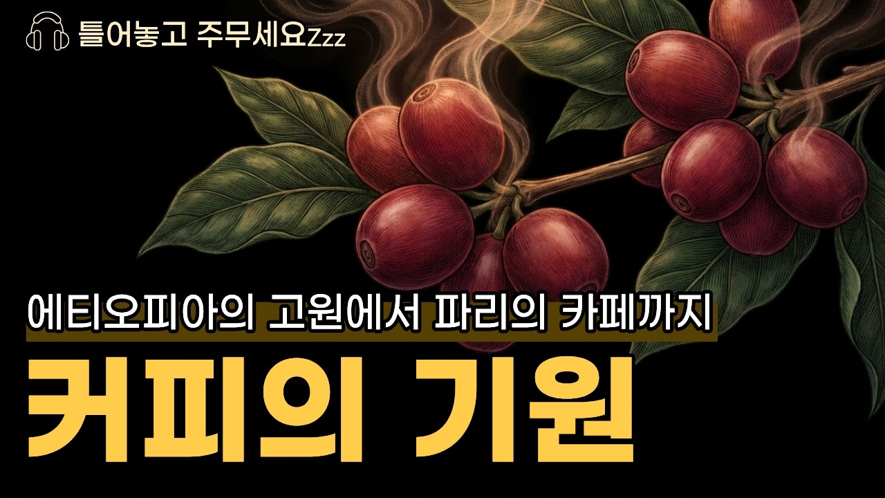 🌙🎧 틀어놓고 주무세요 | 알고 나면 신비로운 커피 한 잔의 역사 | 수면오디오북