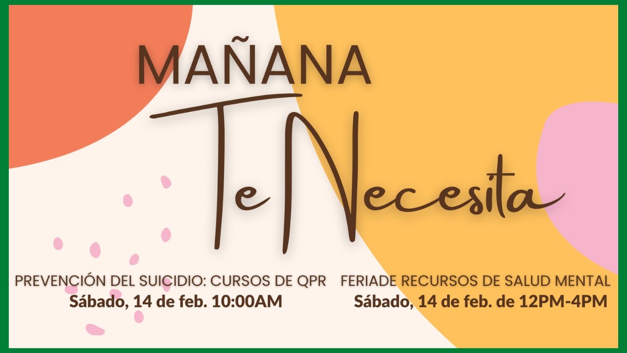 Feria de recursos sobre la salud mental y entrenamiento QPR