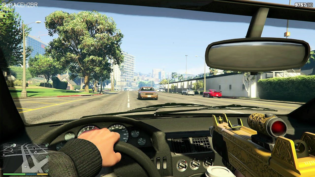 GTA 5 - First Person - Free Roam Gameplay - Franklin Gameplay