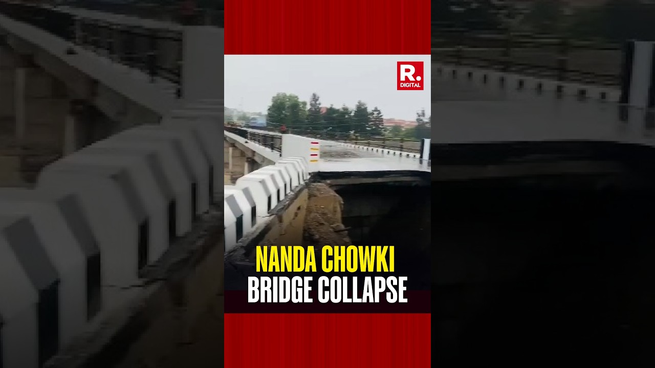 Dehradun&rsquo;s Nanda ki Chowki bridge collapses under heavy rain pressure