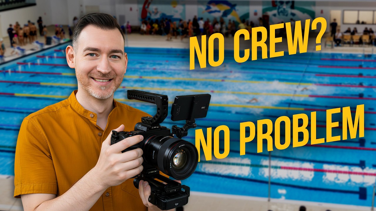 How I Filmed a Swimming Competition SOLO (Paid Client, 3 Cameras)