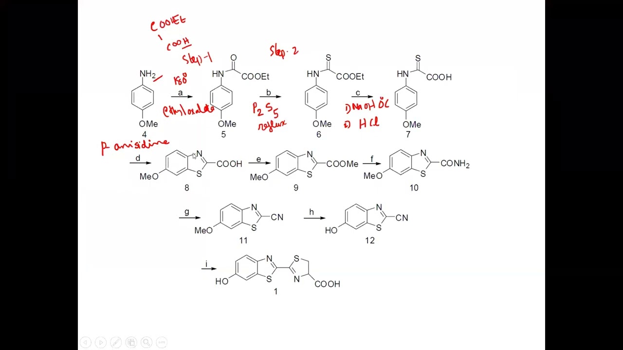 Synthesis of Luciferin