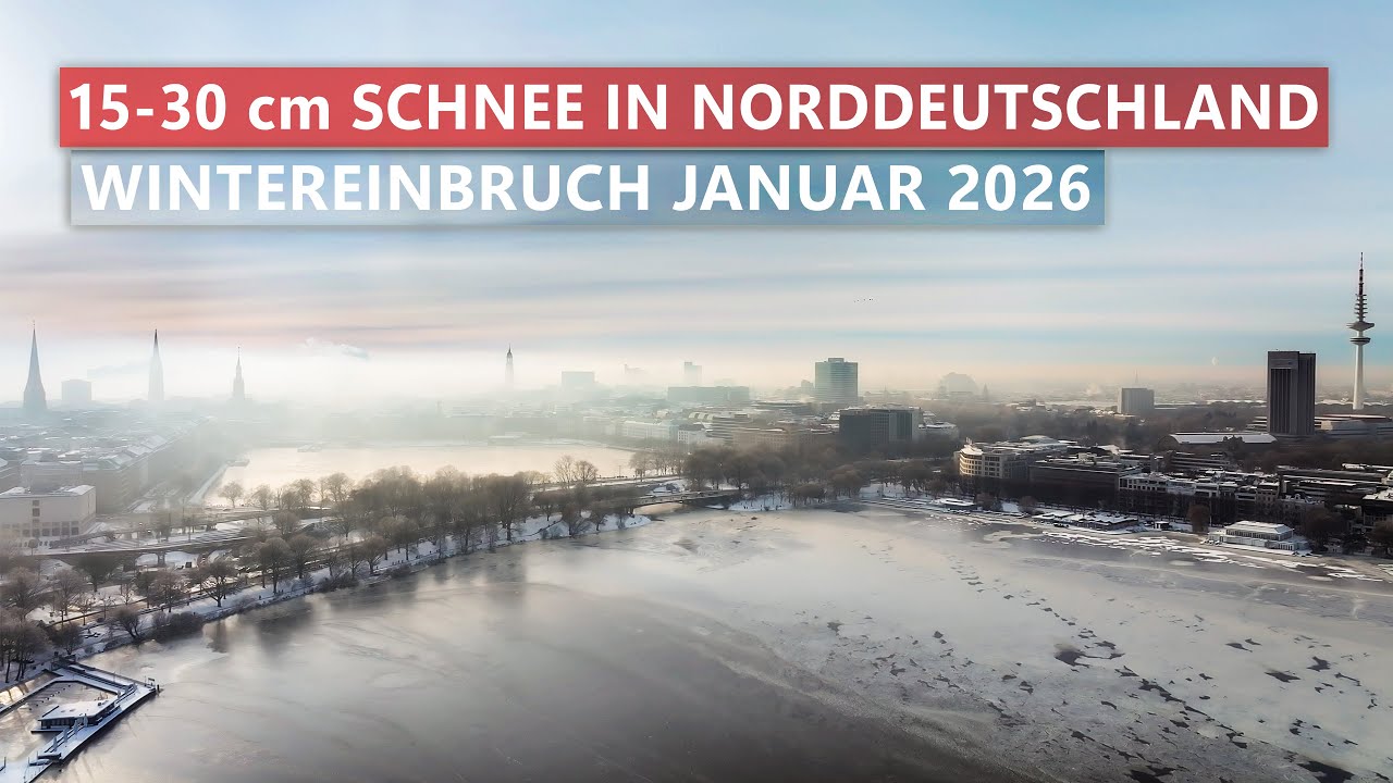 Außergewöhnliches Schneeereignis in Hamburg & Umgebung (Jan 2026)