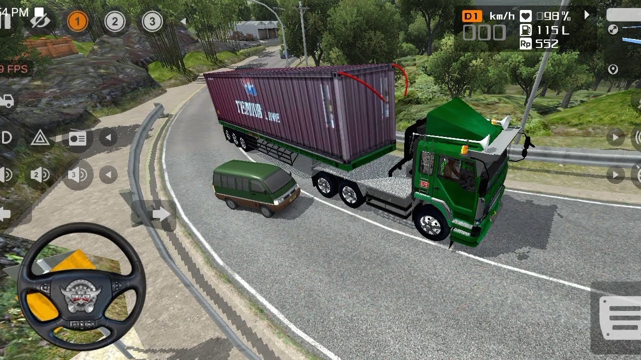 EXTREME CONTAINER TRUCK DRIVE FROM CITY TO DANGEROUS MOUNTAIN ROADS | BUS SIMULATOR INDONESIA 2026