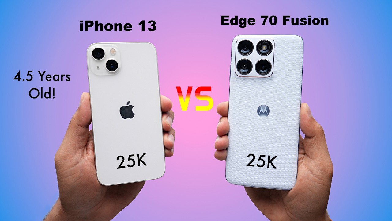 iPhone 13 vs Motorola Edge 70 Fusion Speed Test🔥 2021 vs 2026 Phone! (HINDI)
