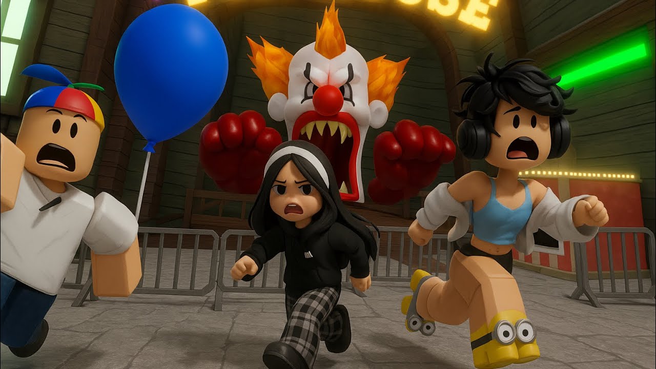 لعبنا أنا و يوني ماب المهرج تتوقون هربنا او لا ؟؟🤡