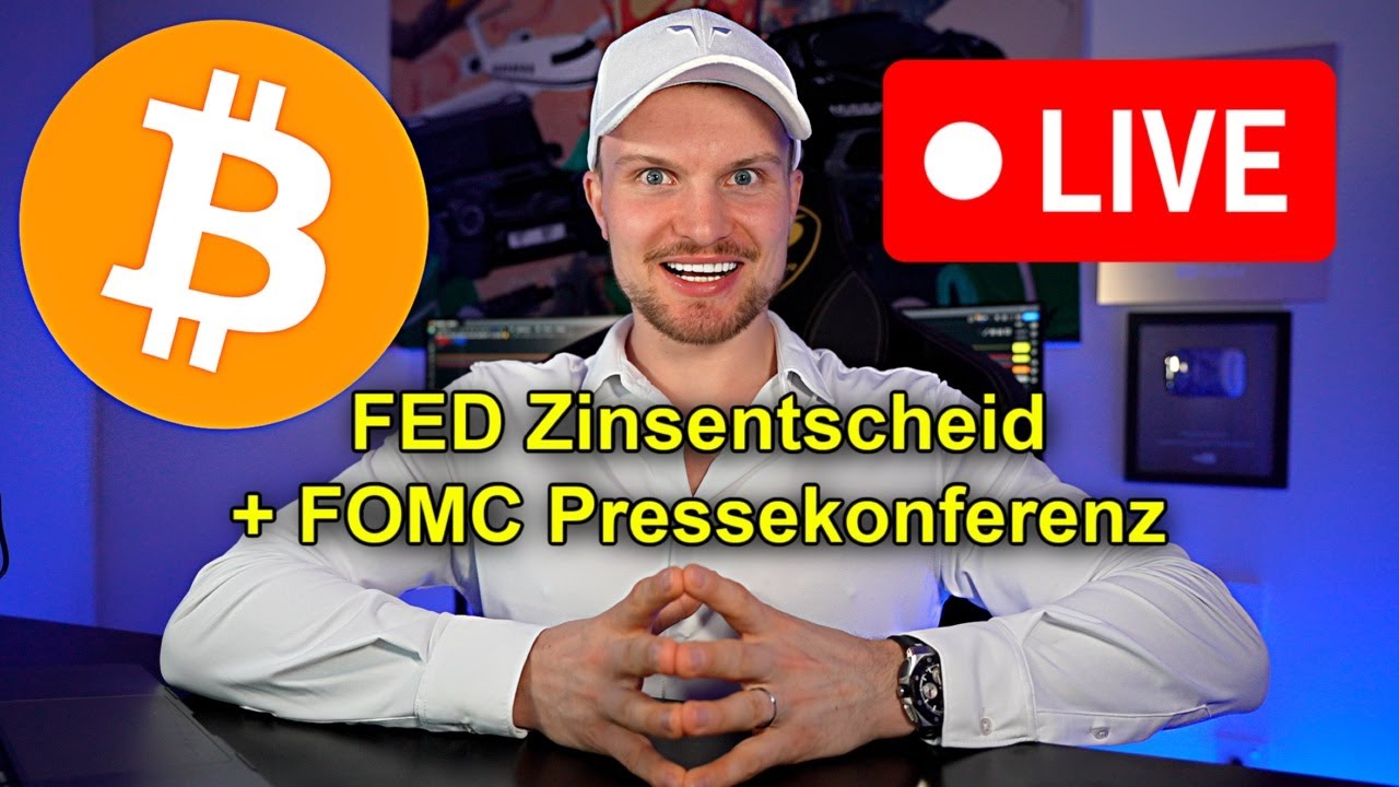 🚨BITCOIN LIVE TRADING: ACHTUNG FED ZINSENTSCHEID!!! ⚠️🔥🚨