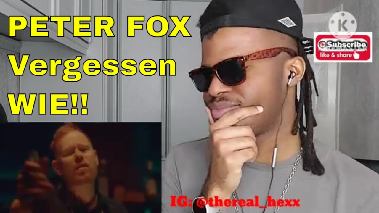 AFRICAN'S FIRST TIME REACTION TO Peter Fox - “Vergessen wie” (offizielles Video)(SunShades Reaction)