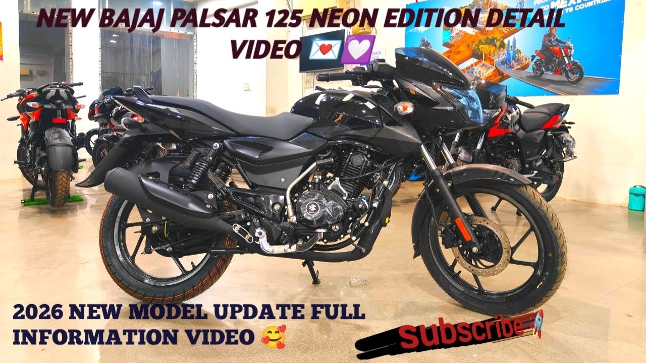 BRAND NEWBAJAJ Pulsar125 NEON EDITION  Full information video Review💌🚀#bajajpulsar#automobile#foryou
