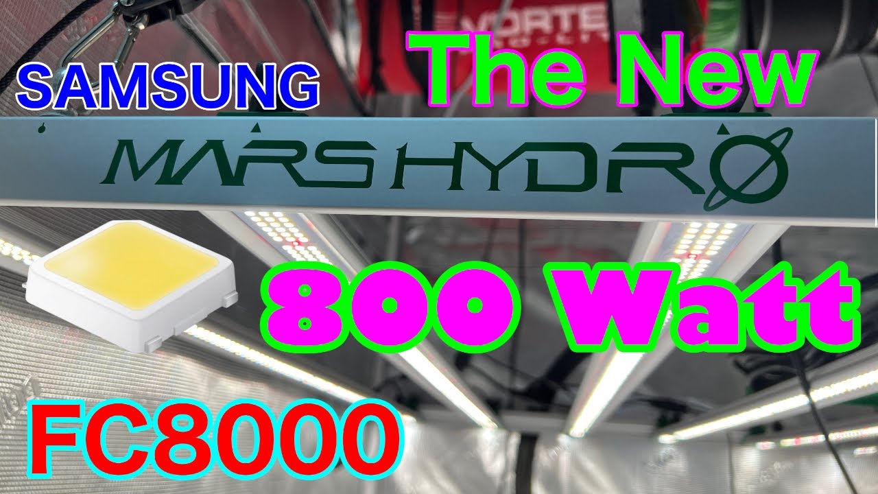 Mars Hydro FC8000 unboxing review - par and spectrum test