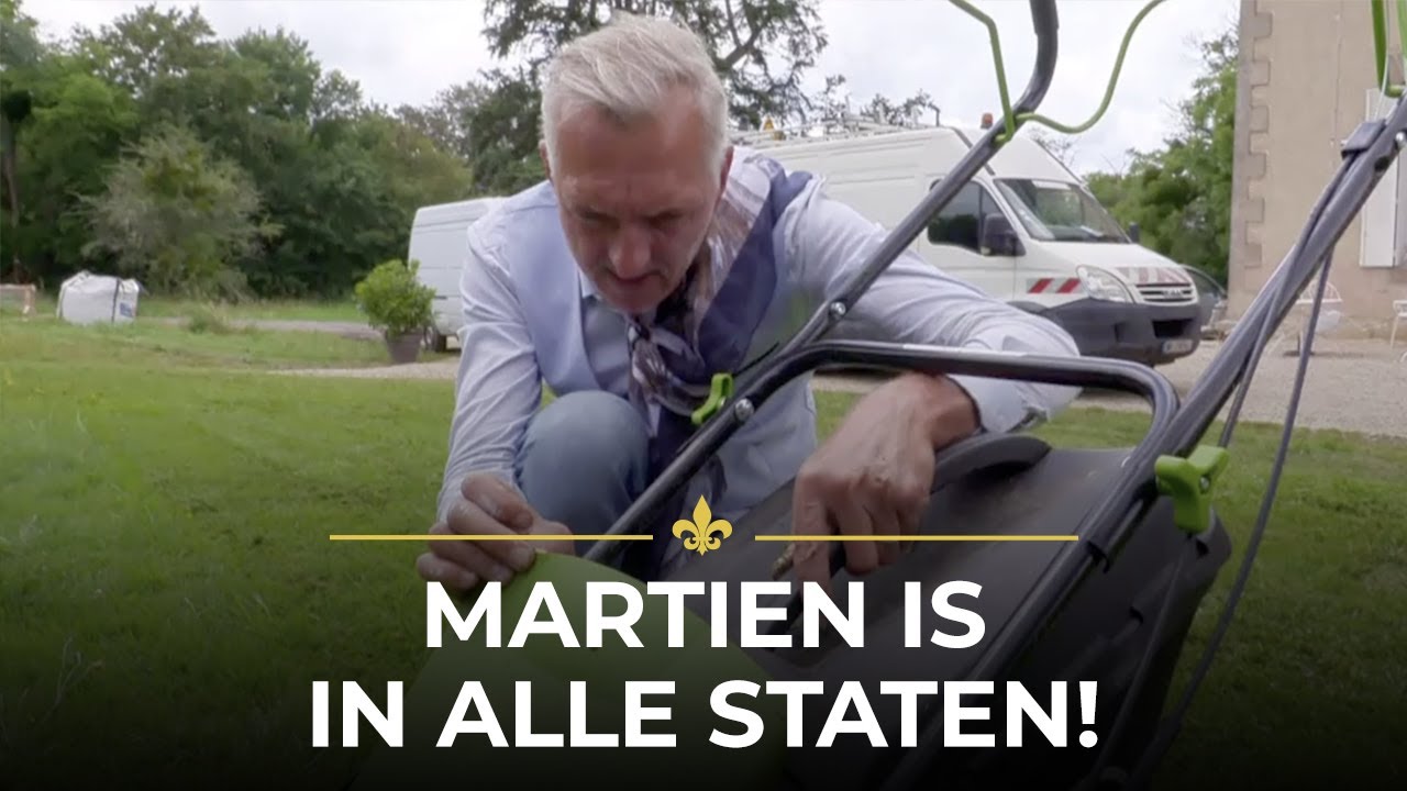 Martien heeft RUZIE met GRASMAAIER! | Chateau Meiland
