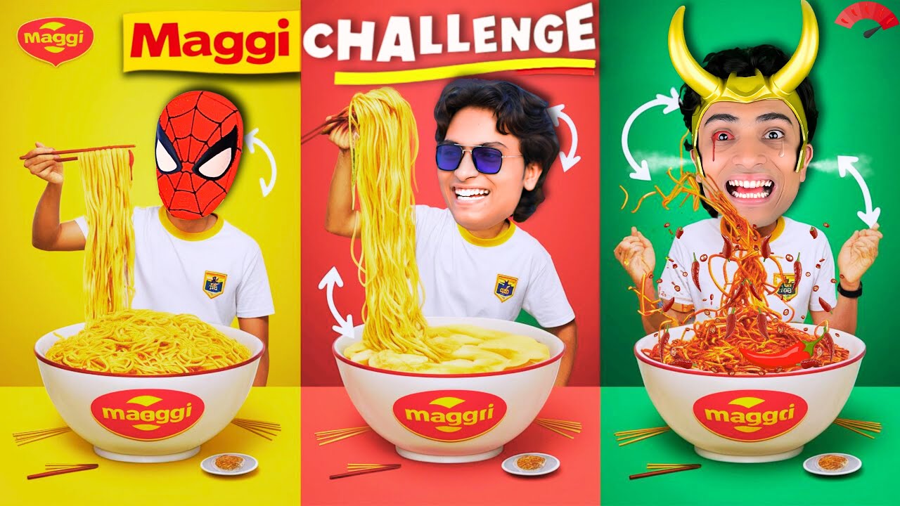 Ironman tried all types of Maggie 🍜😁🥵