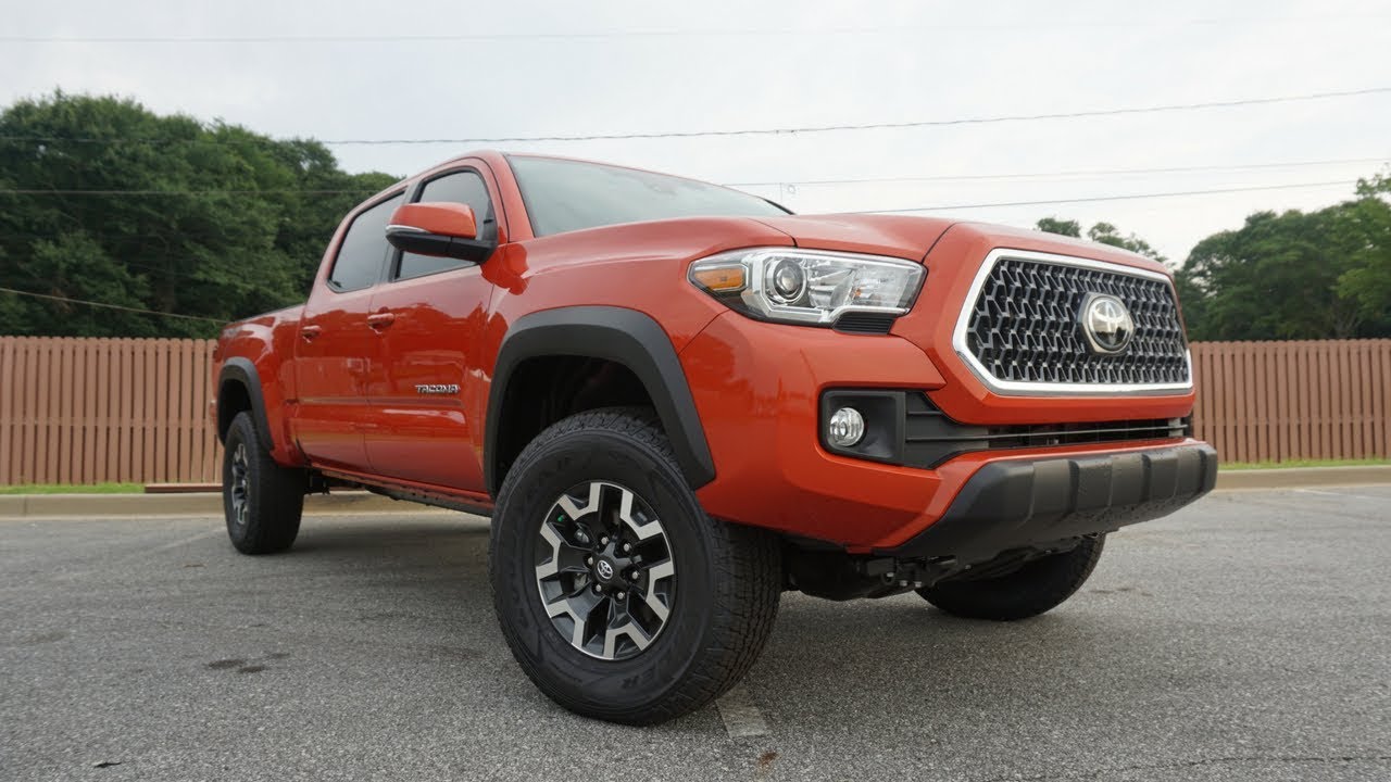 2018 Toyota Tacoma TRD Offroad: Start Up, Test Drive, Walkaround and Review