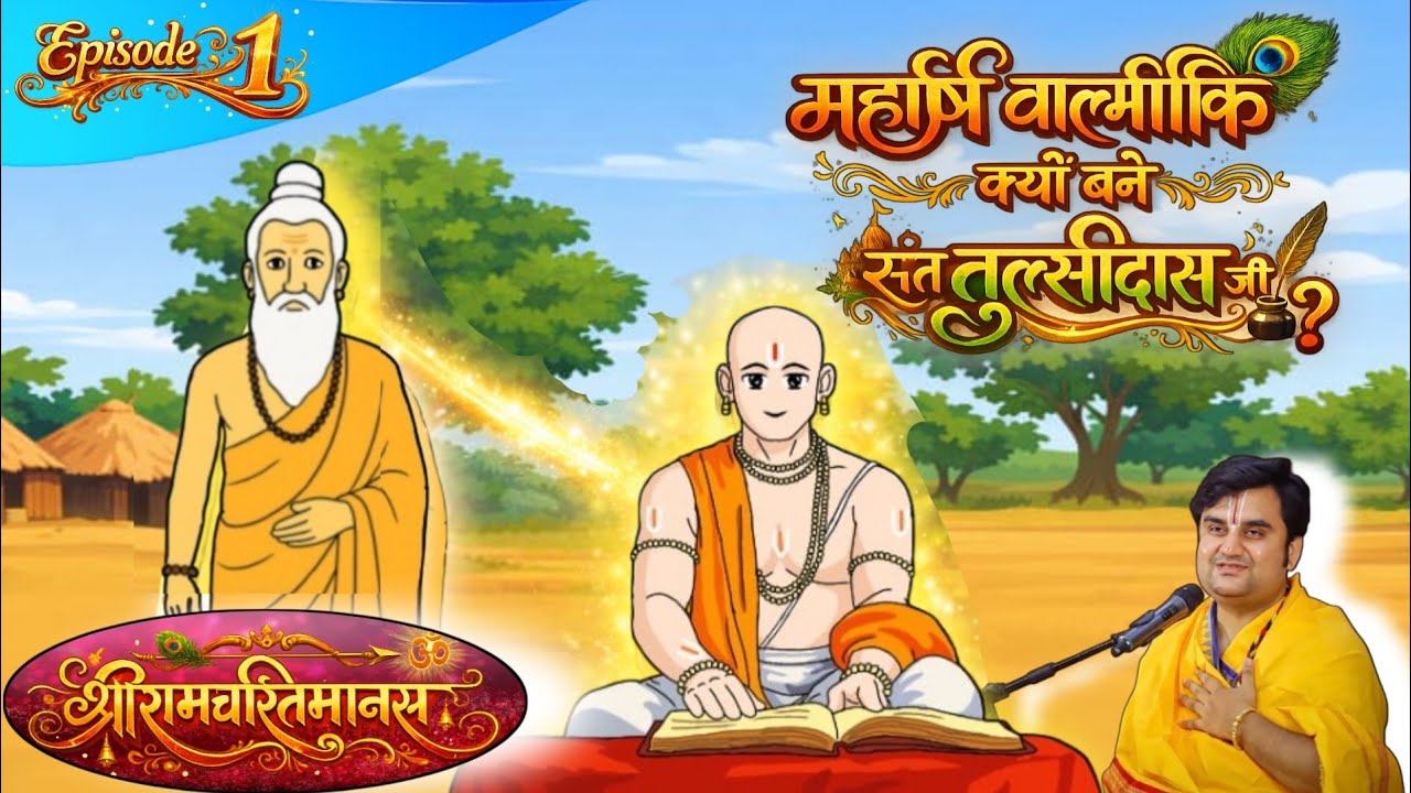 Episode1 महर्षि वाल्मीकि क्यों बने संत तुलसीदास जी? || Shri RamCharitManas || @BhaktiPath #animation