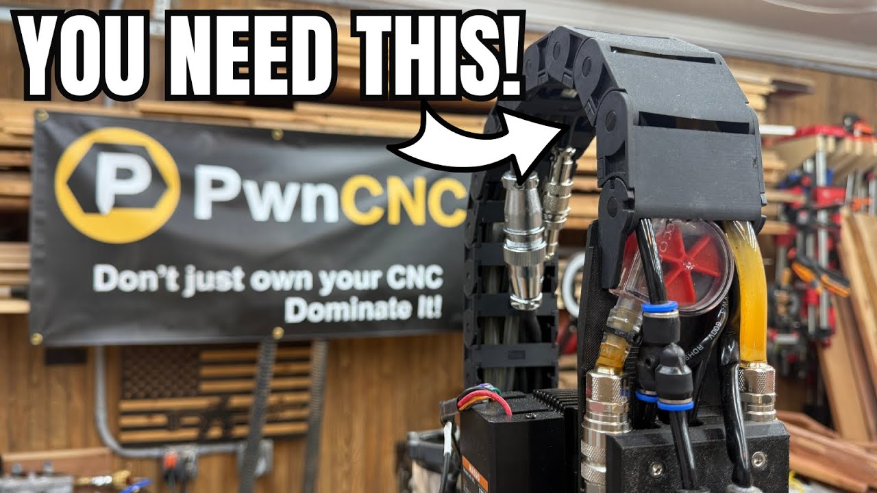 Protect Your Onefinity With PwnCNC's Z Axis Cable Chain Mount System!