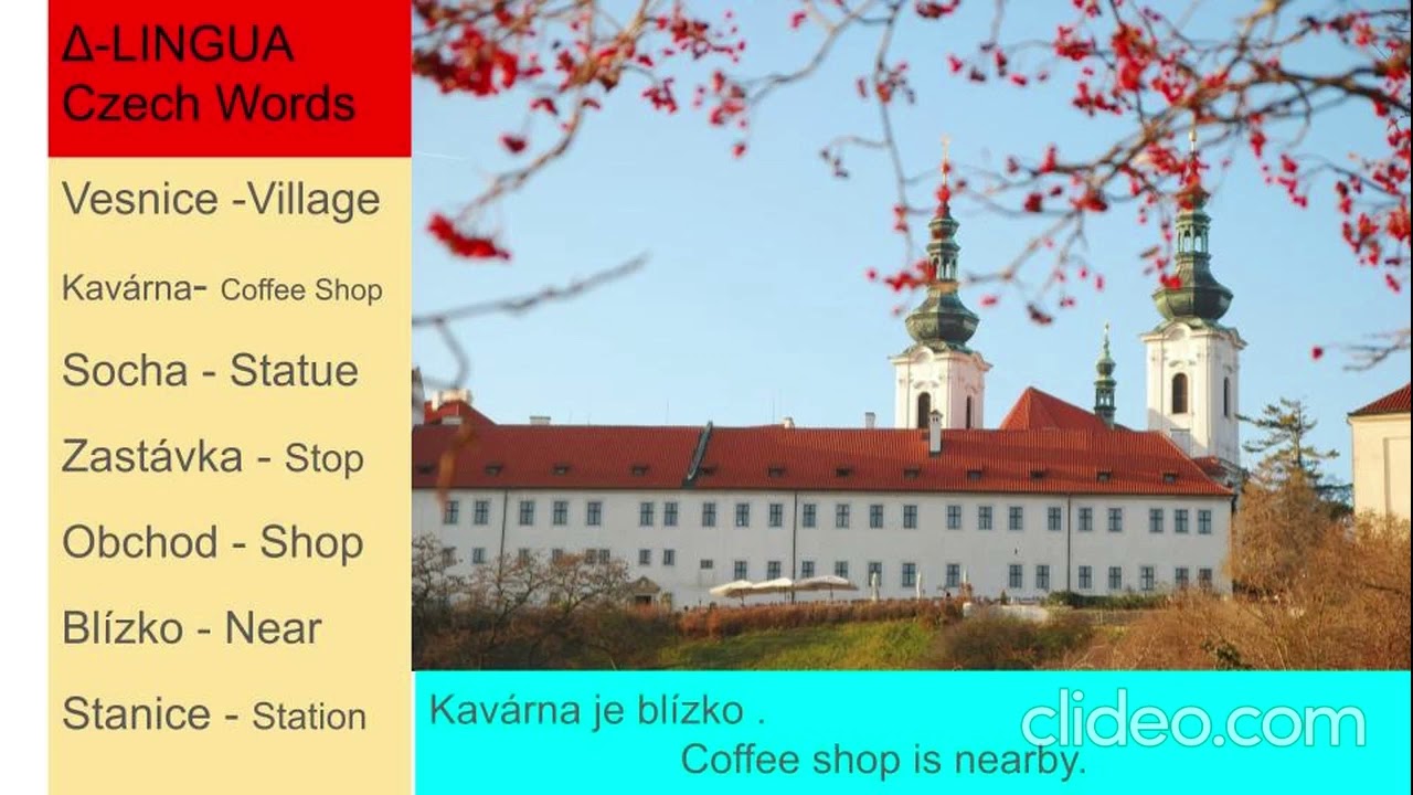 Δ- LINGUA : Czech Words ( Lesson # 37 )