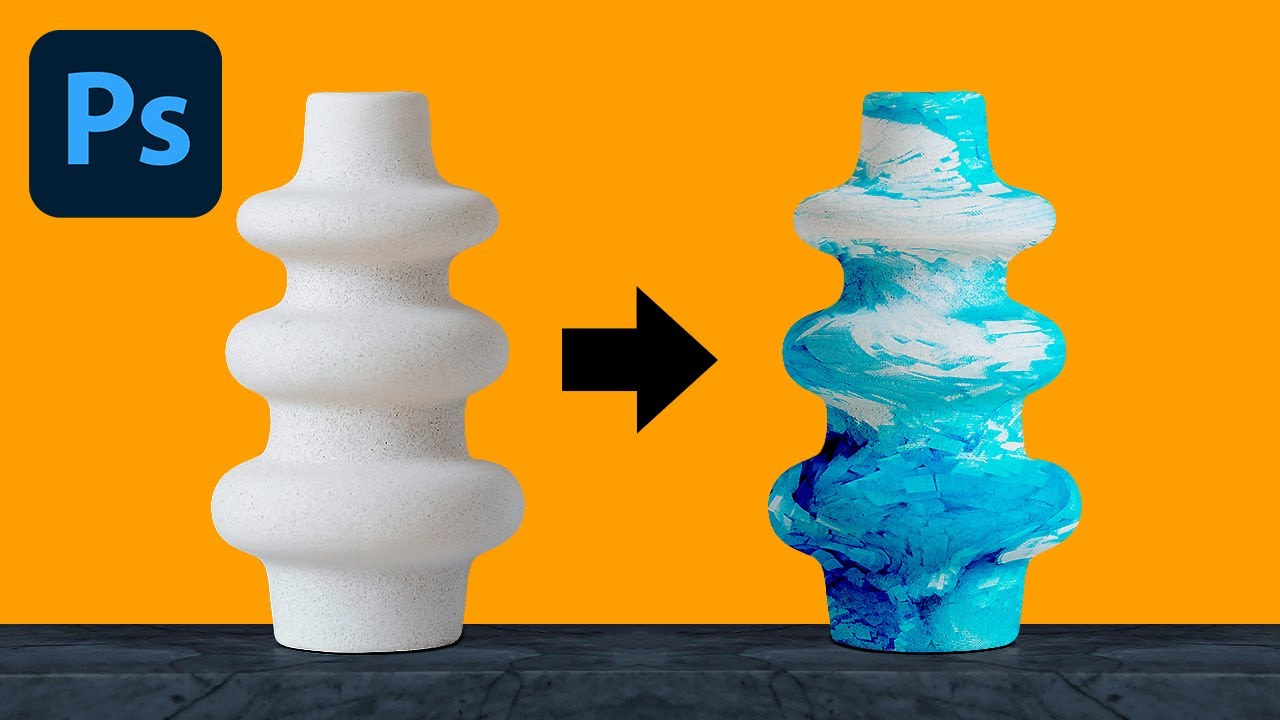 Photoshop CC 2020: How To Wrap Images Around Objects Tutorial