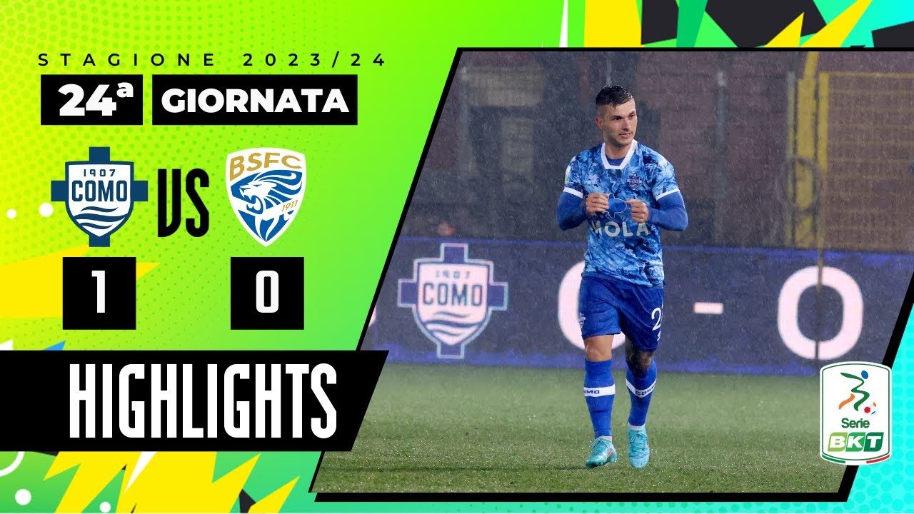 Como vs Brescia 1-0 | La decide ancora Gabriel Strefezza | HIGHLIGHTS SERIE BKT 2023 - 2024