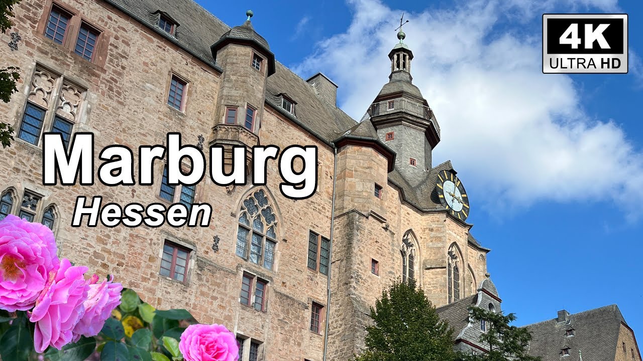 🇩🇪 A romantic stroll through Marburg old town in germany