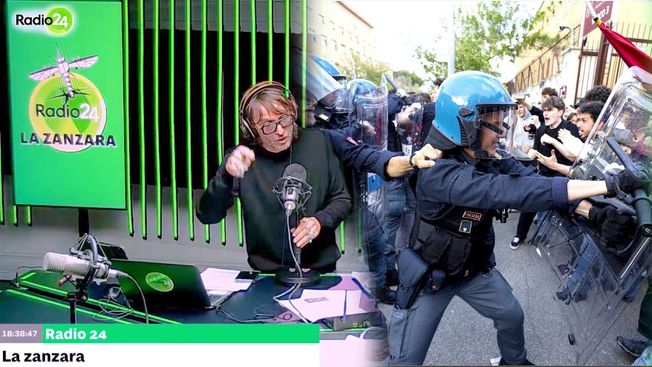 Parenzo agli studenti: invitatemi e sputatemi addosso - La Zanzara 17.4.2024