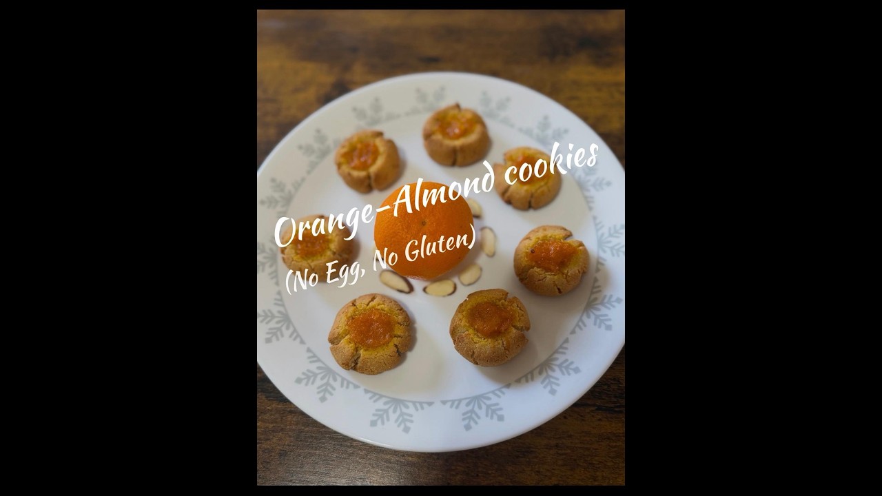 Orange Almond cookies