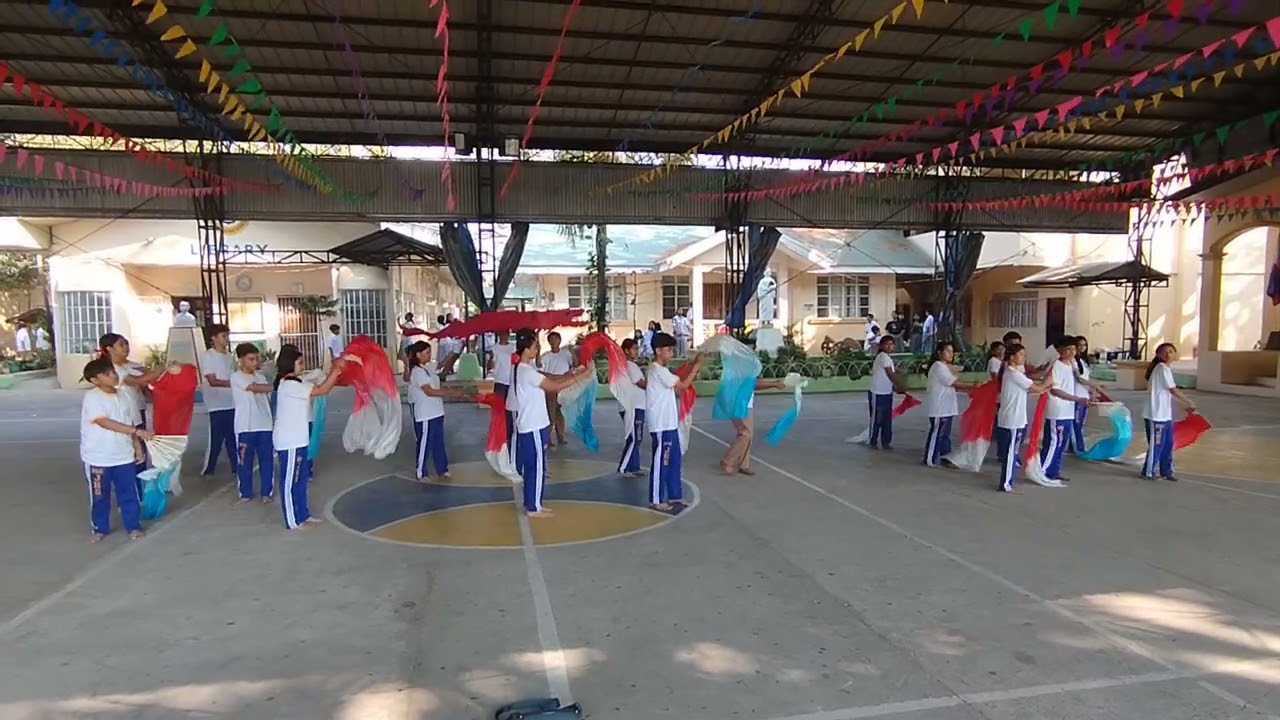 Performance Task in MAPEH 7 Chinese Fan Dance group 2 Section: St. Blaise