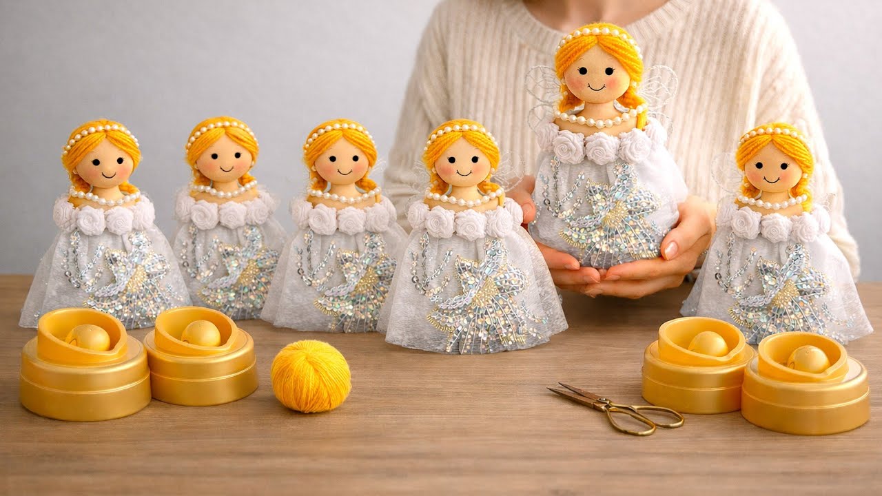 DIY Dolls from Detergent Caps: Don’t Throw Them Away!