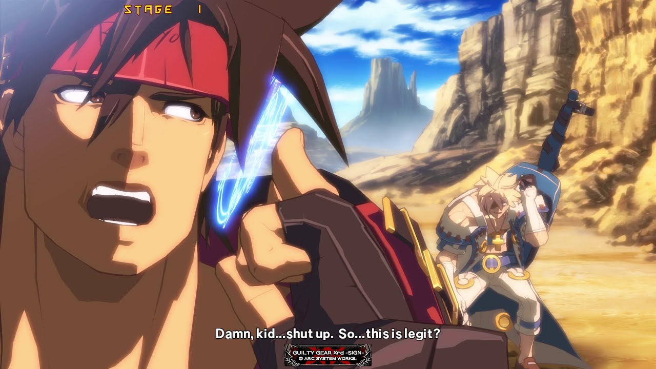 Guilty Gear Xrd -SIGN- Sol Badguy Arcade Mode