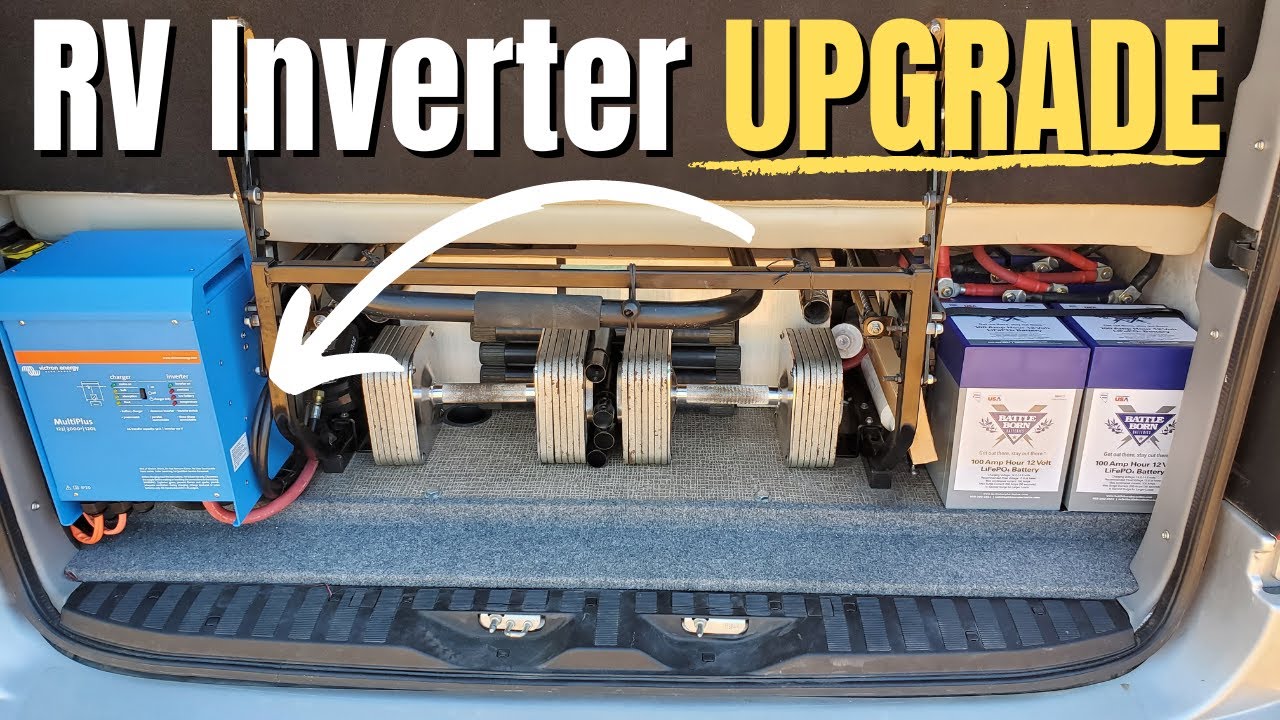 RV Inverter Installation | Victron Multiplus 3000va Inverter Charger | Full Time RV Living