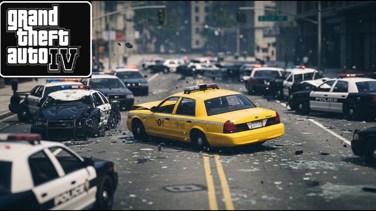 Can I Escape Liberty City's WORST Police Chase in GTA IV? | GTA4 Game roam scenes | #sheeru